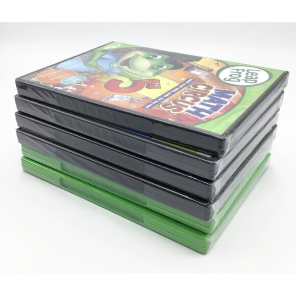 6 Leap Frog Learning DVDS Lot Educational Videos Learn Math Reading Phonics - Picture 9 of 9
